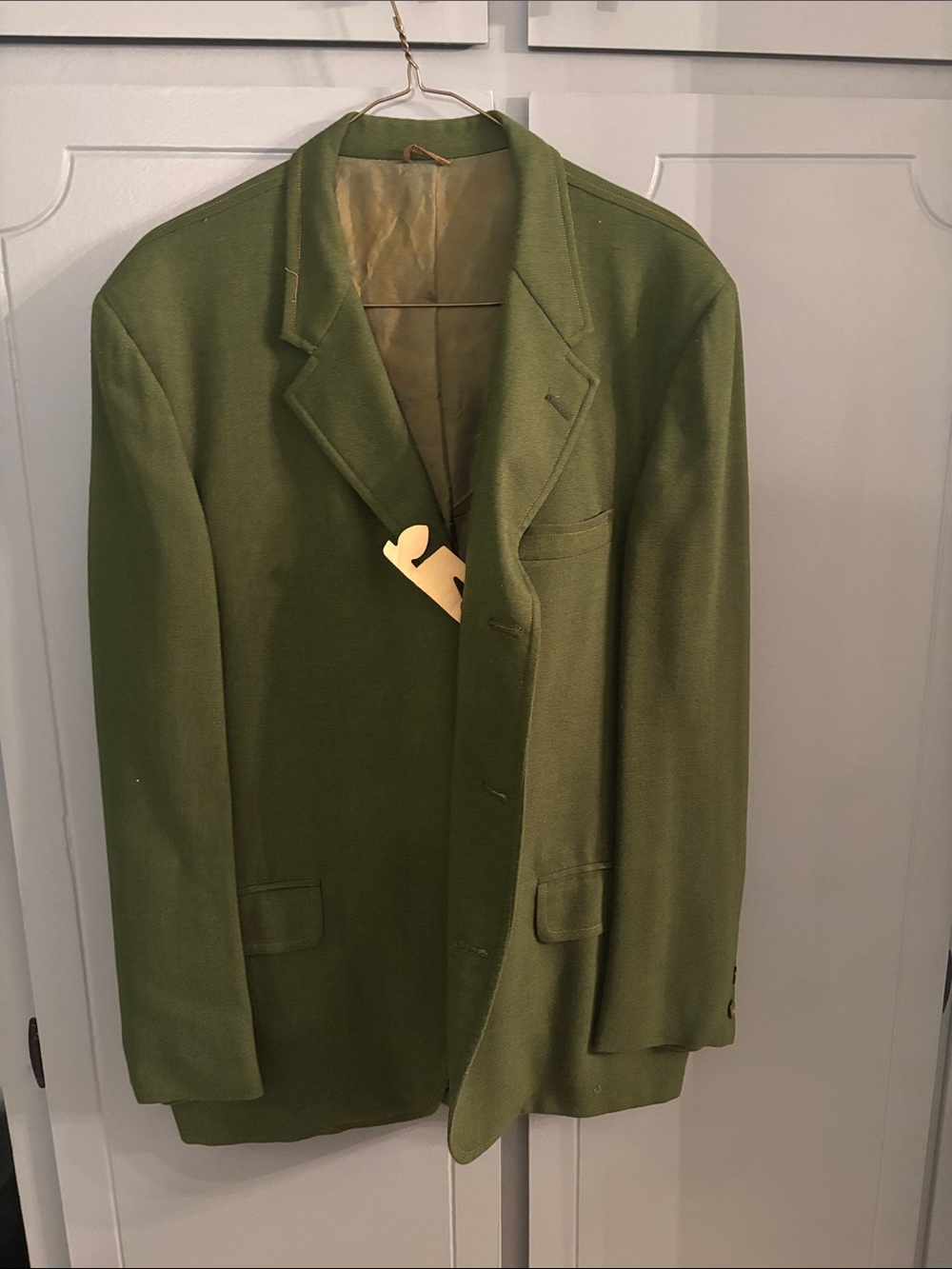 Vintage Andover Mills Olive Green Men's Sport Coat Blazer